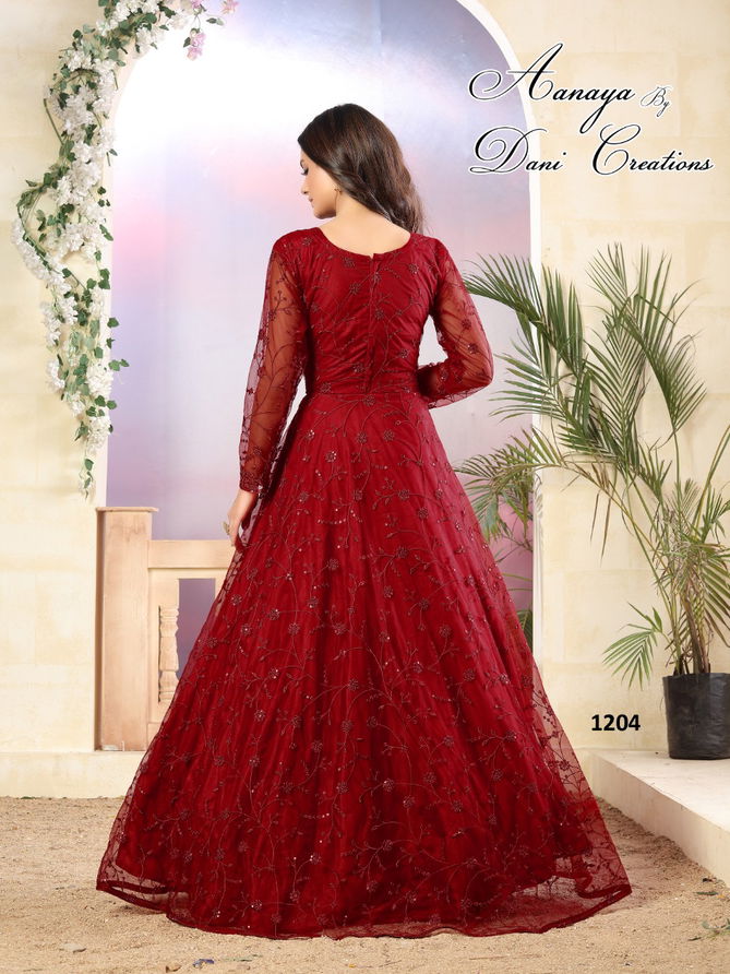 Aanaya Vol 112 Heavy Designer Wear Wholesale Wedding Wear Anarkali Long Suits